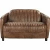 Acme Furniture Acme Loveseat In Retro Brown TG Leather And Aluminum Finish 53546 -GDF sofa Shop fe4116640a9dd298 1298 w800 h800 b1 p0