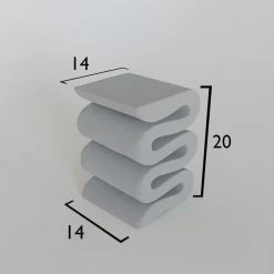 Strata Furniture Swerve Twist End Table -GDF sofa Shop ffc1cb26024b26bc 9770 w800 h800 b0 p0