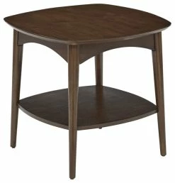 Office Star Products Copenhagen Accent Table, Walnut