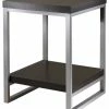 Winsome Jared End Table With Enamel Steel Tube In Dark Espresso -GDF sofa Shop home design 29
