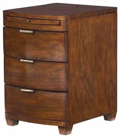 Hammary Furniture Hammary Chairsides Bowfront Chairside Table