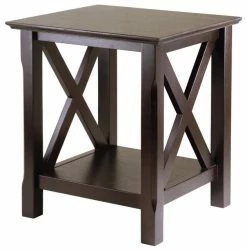 Winsome Xola End Table In Cappuccino Finish
