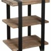 Bolton Furniture, Inc. Alaterre Furniture Modesto 2-Shelf Metal Strap And Reclaimed Wood End Table 1 Bolton Furniture, Inc. Alaterre Furniture Modesto 2-Shelf Metal Strap And Reclaimed Wood End Table -GDF sofa Shop home design 36