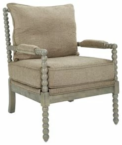 Office Star Products Chair Brushed Gray Base, Dolphin