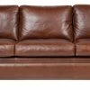 Artistic Leathers Transitional Track Arm Leather Sofa With Decorative Nails -GDF sofa Shop home design 53