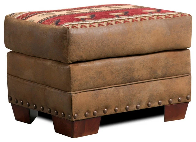 American Furniture Classics Sierra Lodge, Ottoman 3 American Furniture Classics Sierra Lodge, Ottoman