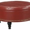Office Star Products Augusta Storage Ottoman, Crimson Red -GDF sofa Shop home design 65