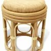 SK New Interiors Pier Handmade Wicker Stool, White Wash -GDF sofa Shop home design 68